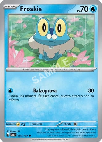 56/197 Froakie - OSSIDIANA INFUOCATA - OBF