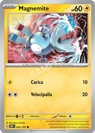 63/197 Magnemite - OSSIDIANA INFUOCATA - OBF