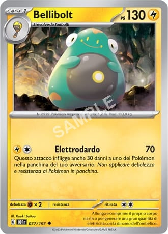 77/197 Bellibolt - OSSIDIANA INFUOCATA - OBF