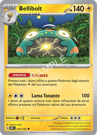 78/197 Bellibolt - OSSIDIANA INFUOCATA - OBF