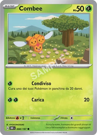 8/197 Combee - OSSIDIANA INFUOCATA - OBF