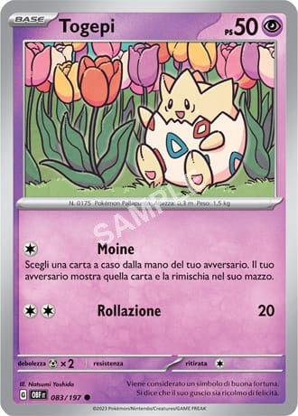 83/197 Togepi - OSSIDIANA INFUOCATA - OBF