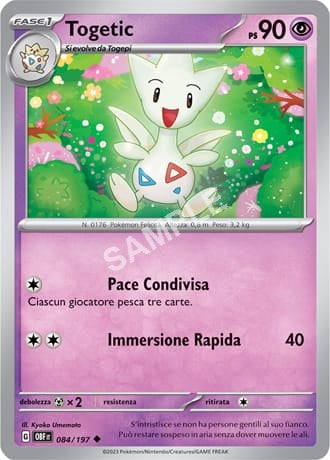 84/197 Togetic - OSSIDIANA INFUOCATA - OBF