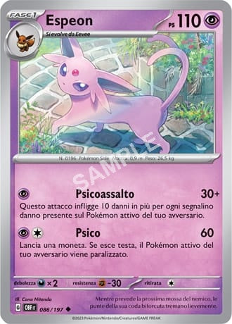86/197 Espeon - OSSIDIANA INFUOCATA - OBF