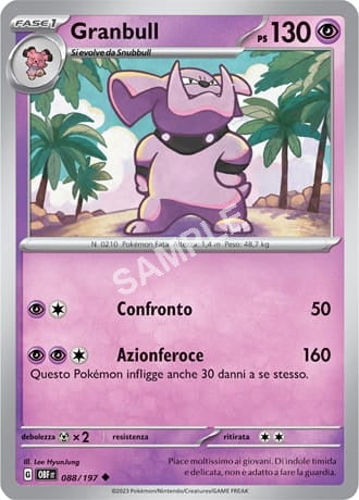 88/197 Granbull - OSSIDIANA INFUOCATA - OBF