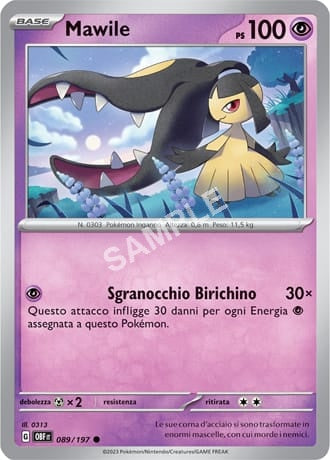 89/197 Mawile - OSSIDIANA INFUOCATA - OBF