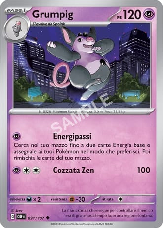 91/197 Grumpig - OSSIDIANA INFUOCATA - OBF