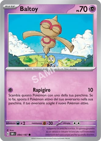 94/197 Baltoy - OSSIDIANA INFUOCATA - OBF