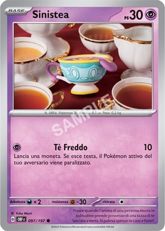 97/197 Sinistea - OSSIDIANA INFUOCATA - OBF