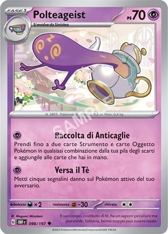 98/197 Polteageist - OSSIDIANA INFUOCATA - OBF