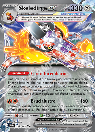 137/182 Skeledirge EX - PARADOSSO TEMPORALE