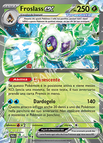 3/182 Froslass EX - PARADOSSO TEMPORALE