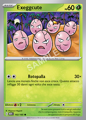 102/165 Exeggcute - 151 (MEW)