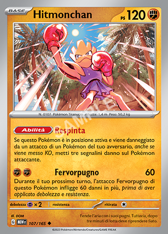107/165 Hitmonchan - 151 (MEW)