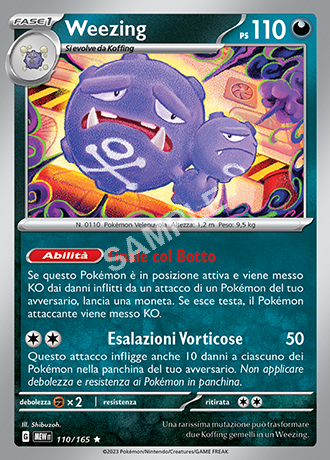 110/165 Weezing - 151 (MEW)