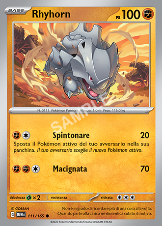 111/165 Rhyhorn - 151 (MEW)