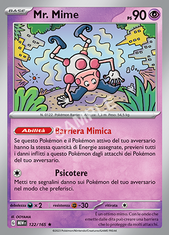 122/165 Mr. Mime - 151 (MEW)