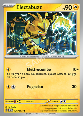 125/165 Electabuzz - 151 (MEW)