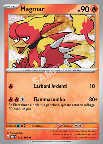 126/165 Magmar - 151 (MEW)