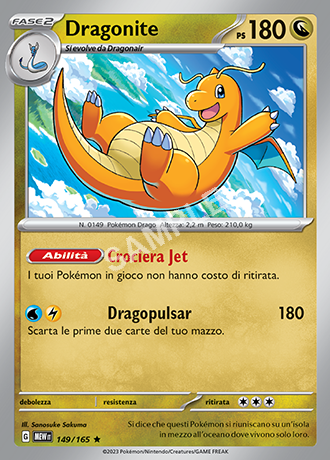 149/165 Dragonite - 151 (MEW)