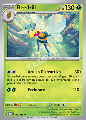 15/165 Beedrill - 151 (MEW)