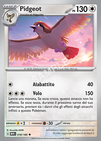 18/165 Pidgeot - 151 (MEW)