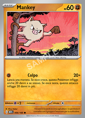 56/165 Mankey - 151 (MEW)