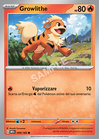 58/165 Growlithe - 151 (MEW)