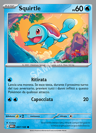 7/165 Squirtle - 151 (MEW)