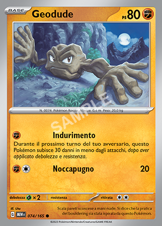 74/165 Geodude - 151 (MEW)