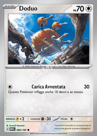 84/165 Doduo - 151 (MEW)