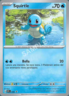 SVP48 Squirtle - SCARLATTO & VIOLETTO PROMO