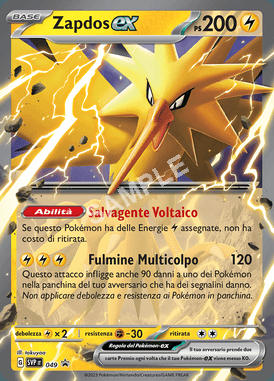 SVP49 Zapdos EX - SCARLATTO & VIOLETTO PROMO
