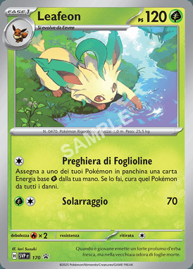 SVP170 Leafeon - SCARLATTO & VIOLETTO PROMO