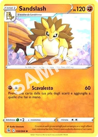 132/264 Sandslash - COLPO FUSIONE