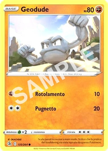 135/264 Geodude - COLPO FUSIONE