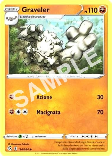136/264 Graveler - COLPO FUSIONE