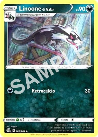 160/264 Linoone di Galar - COLPO FUSIONE