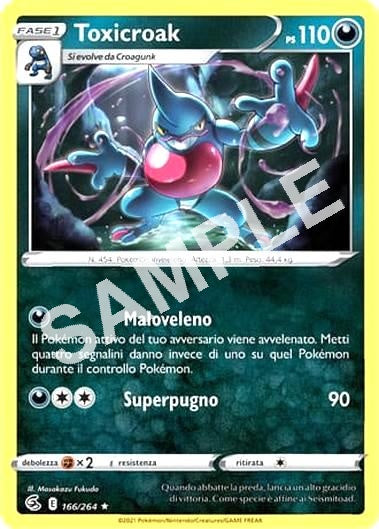 166/264 Toxicroak - COLPO FUSIONE