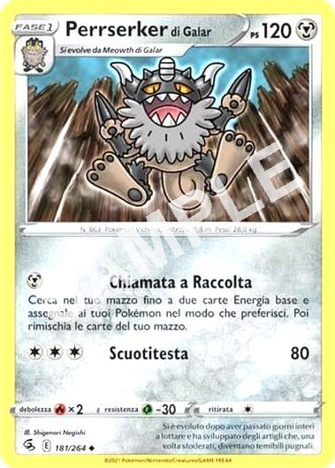 181/264 Perrserker di Galar - COLPO FUSIONE