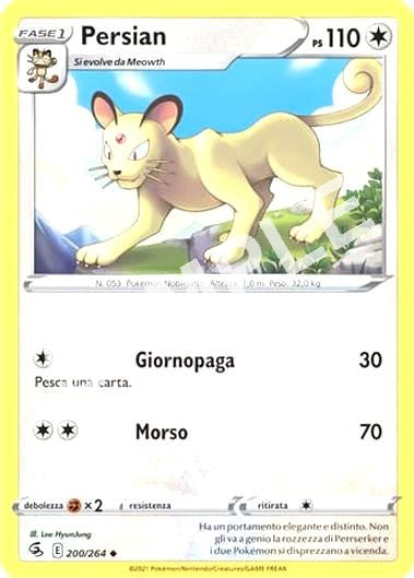 200/264 Persian - COLPO FUSIONE