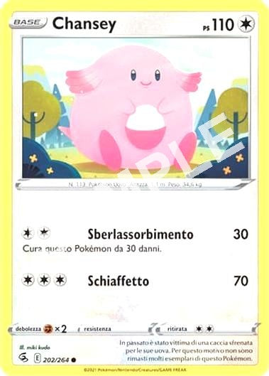 202/264 Chansey - COLPO FUSIONE