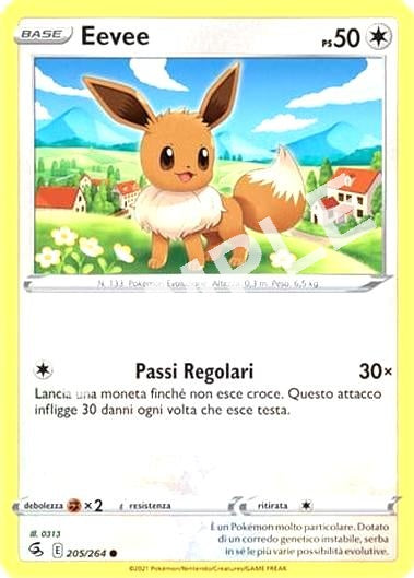 205/264 Eevee - COLPO FUSIONE