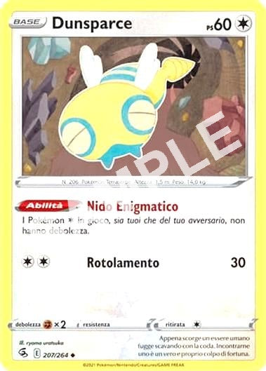 207/264 Dunsparce - COLPO FUSIONE