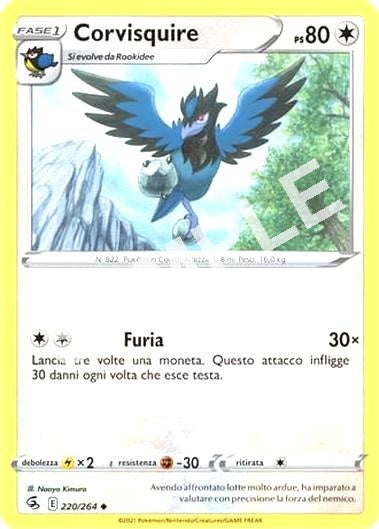 220/264 Corvisquire - COLPO FUSIONE