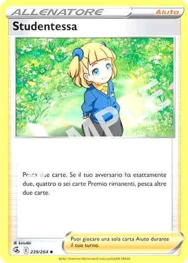 239/264 Studentessa - COLPO FUSIONE