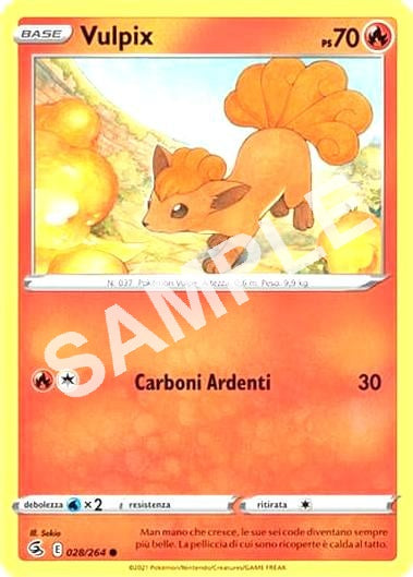28/264 Vulpix - COLPO FUSIONE