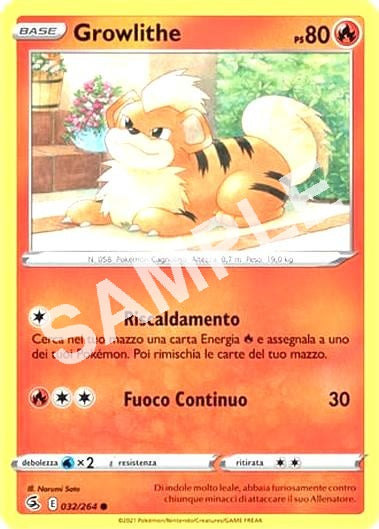 32/264 Growlithe - COLPO FUSIONE