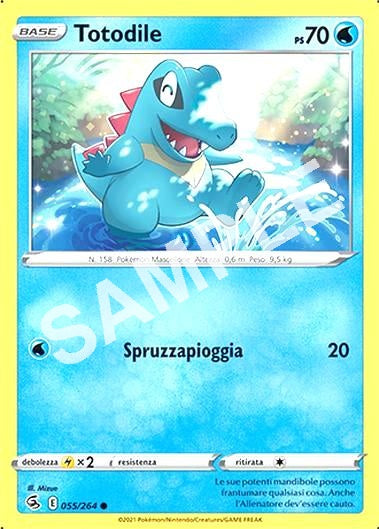 55/264 Totodile - COLPO FUSIONE
