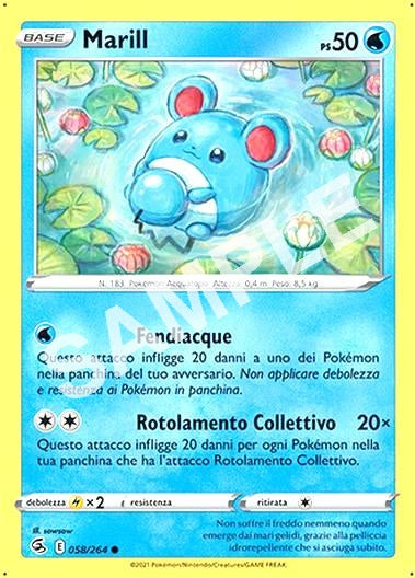 58/264 Marill - COLPO FUSIONE